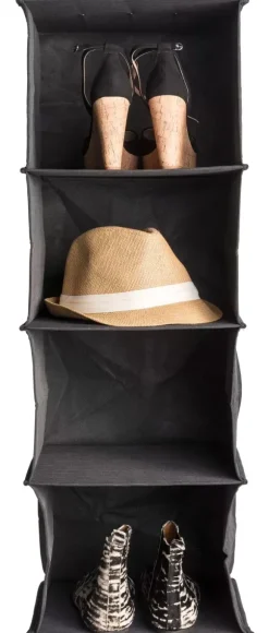 Rango Sistema De Arrumação 4 Compartimento Cinzento Escuro