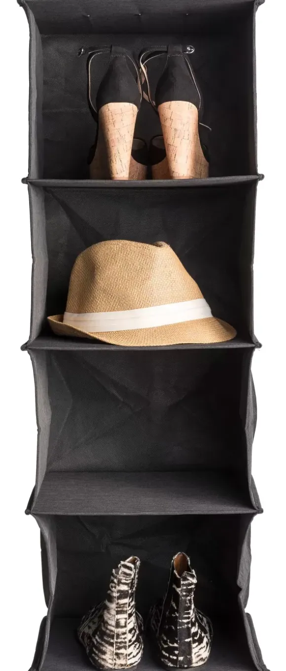 Rango Sistema De Arrumação 4 Compartimento Cinzento Escuro