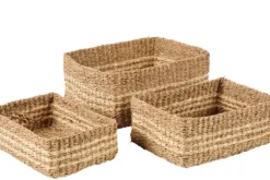 Rayas Cesto-Gaveta M Natural