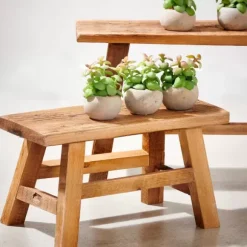 Recycle Mesa Para Plantas Natural