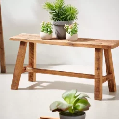 Recycle Mesa Para Plantas Natural