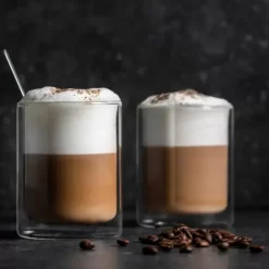 Relax Copo Parede Dupla Conjunto De 2 Transparente