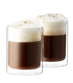 Relax Copo Parede Dupla Conjunto De 2 Transparente