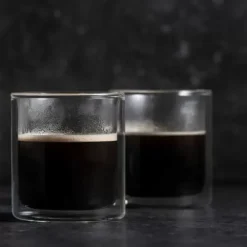 Relax Copo Parede Dupla Conjunto De 2 Transparente