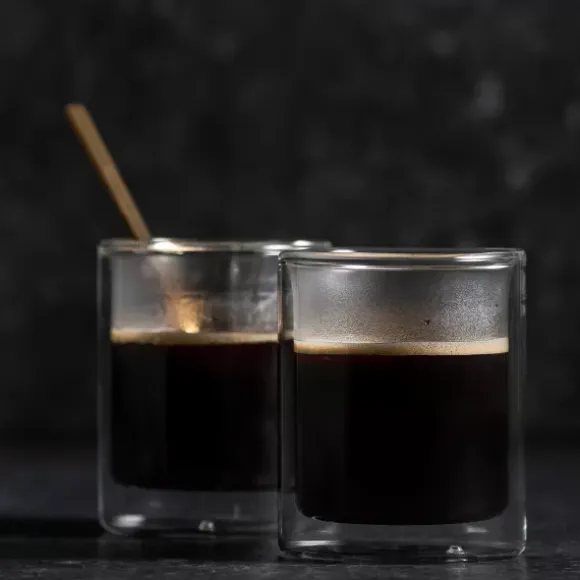 Relax Copo Parede Dupla Conjunto De 2 Transparente