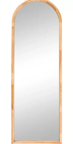 Rubberwood Espelho Natural