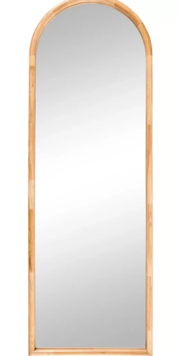 Rubberwood Espelho Natural