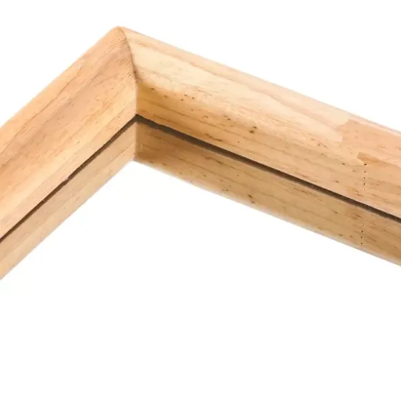 Rubberwood Espelho Natural