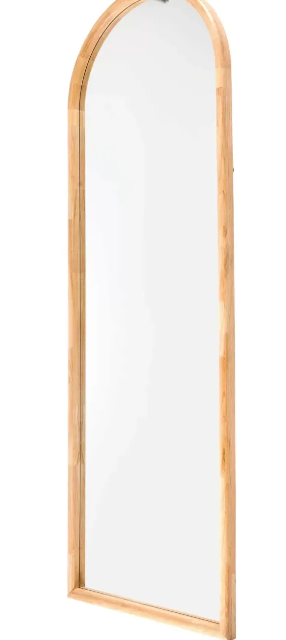 Rubberwood Espelho Natural