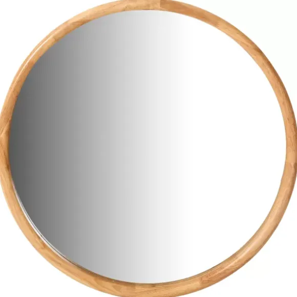 Rubberwood Espelho Natural