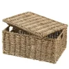 Seagrass Cesto De Arrumação M Com Tampa Natural