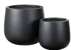Sense Vaso De Jardim Preto