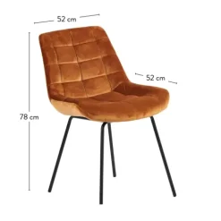 Silka Cadeira Sala De Jantar Preto,