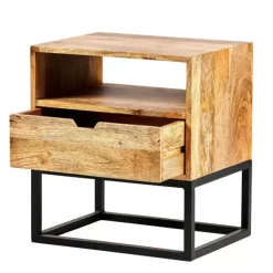 Stavros Mesa De Cabeceira Natural