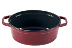 Stew Tacho Oval Vermelho Escuro