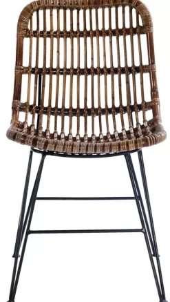 Sumatra Cadeira Sala De Jantar Preto, Castanho