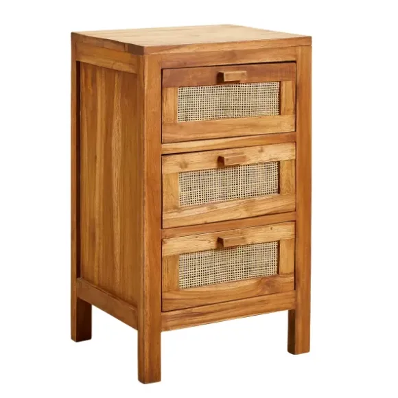 Teck C Moda De 3 Gavetas Natural