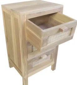 Teck C Moda De 3 Gavetas Natural