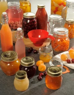 Terrine Frasco Com Tampa De Press O Transparente