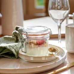 Terrine Frasco Com Tampa De Press O Transparente