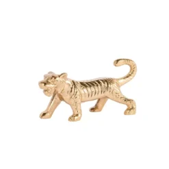 Tiger Tigre Decorativo Dourado