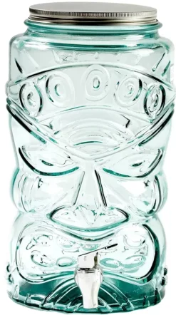 Tiki Recipiente Para Bebida Transparente