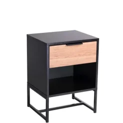 Trenton Mesa De Cabeceira Preto, Natural