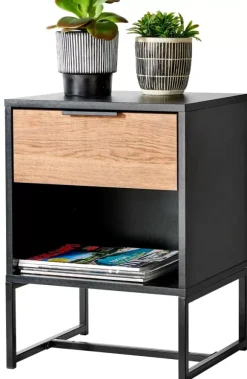 Trenton Mesa De Cabeceira Preto, Natural