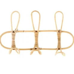 Tres Cabide De Parede Natural