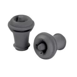 Vacuvin Rolhas Para Vinho Conjunto De 2 Cinzento