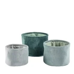 Verda Cesto De Arrumação Menta