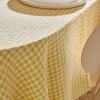 Vichy Toalha De Mesa Amarelo