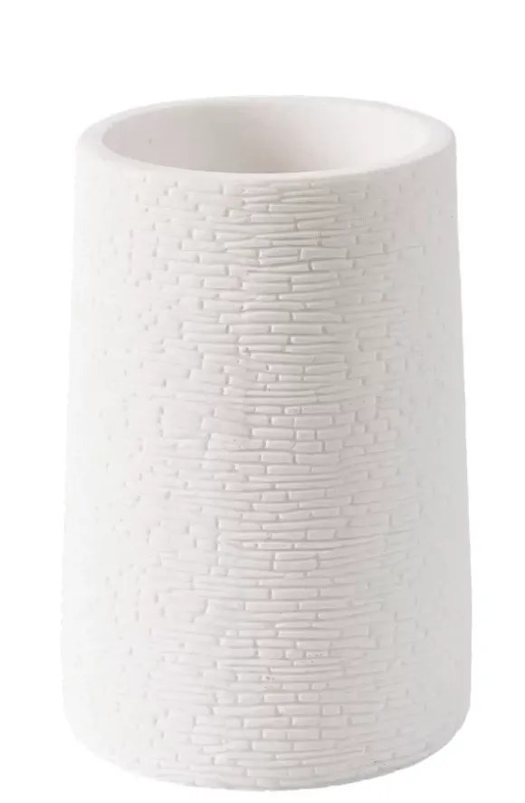 White Elegance Suporte Para Escova Dentes Branco