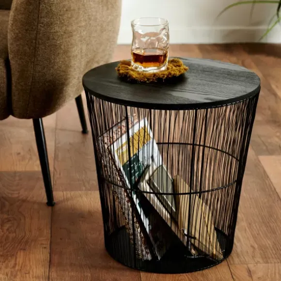 Wiras Mesa Auxiliar Preto