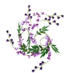 Wisteria Grinalda Verde, Roxo, Roxo Claro